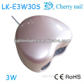 Heart Shape 3W30s Better Gel Portable Uv Led Nail Lamp